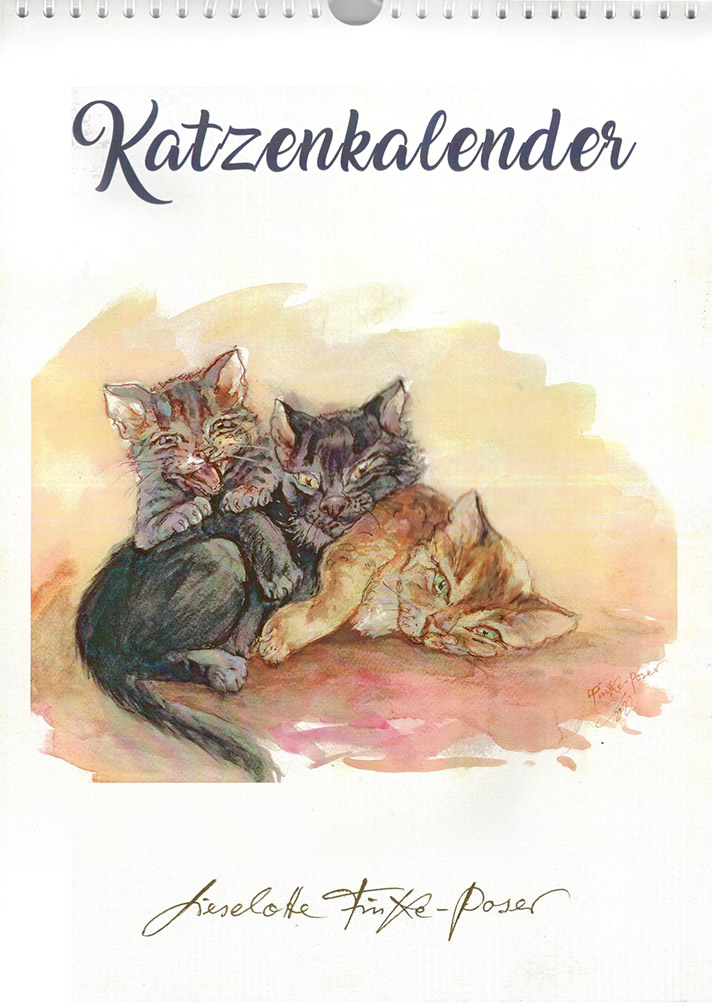 Katzenkalender 2023 Finke-Poser